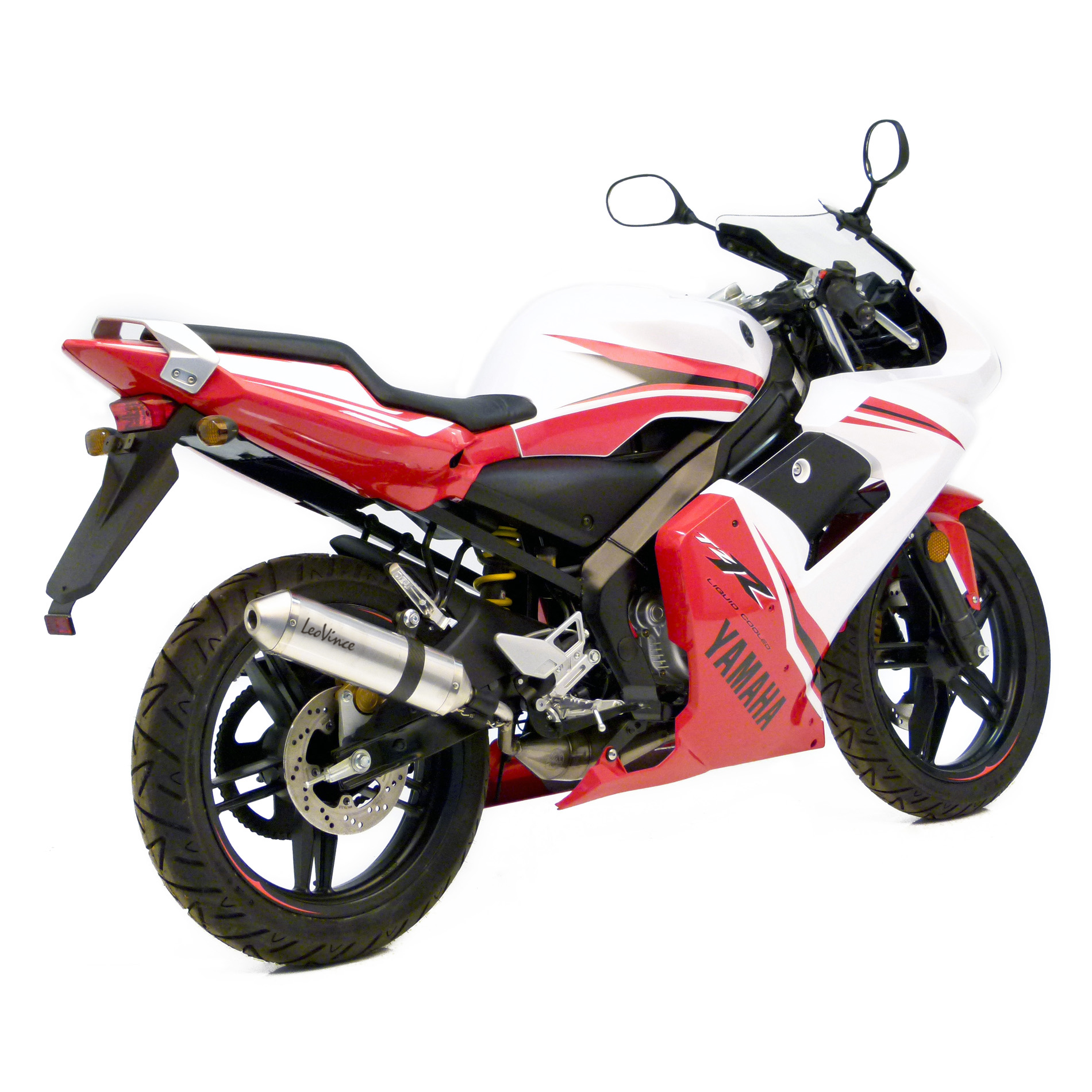 LeoVince, exhaust system Hand Made X-Fight, steel for Yamaha TZR 50 (Bj.03-13)