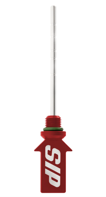 Oil dipstick gear oil, red dull