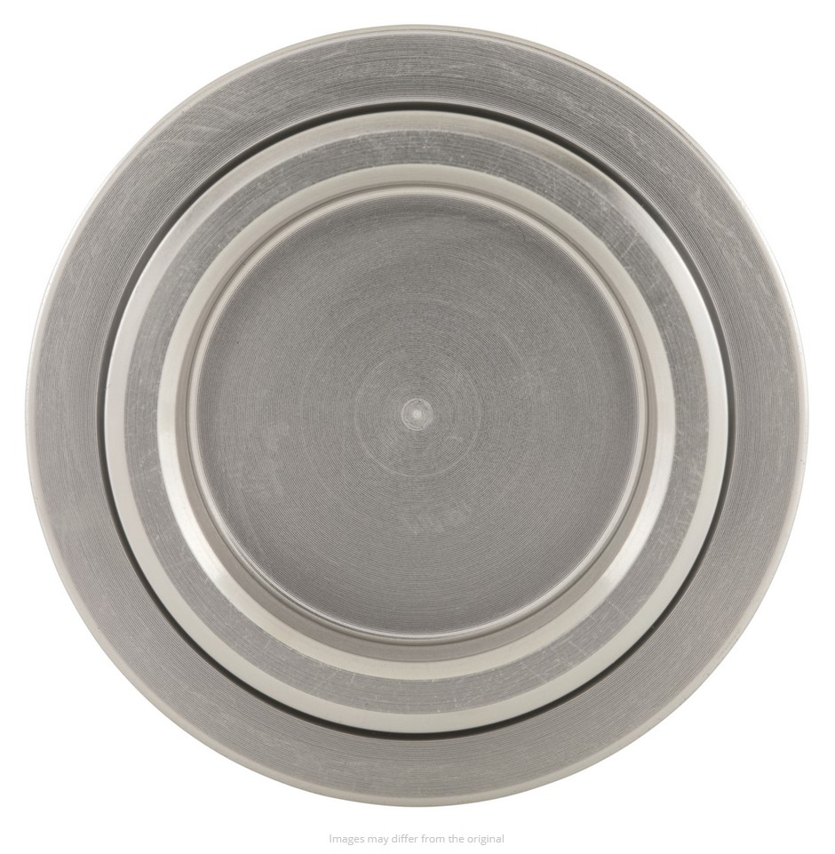 Dust cap rim front MK II for Vespa, silver