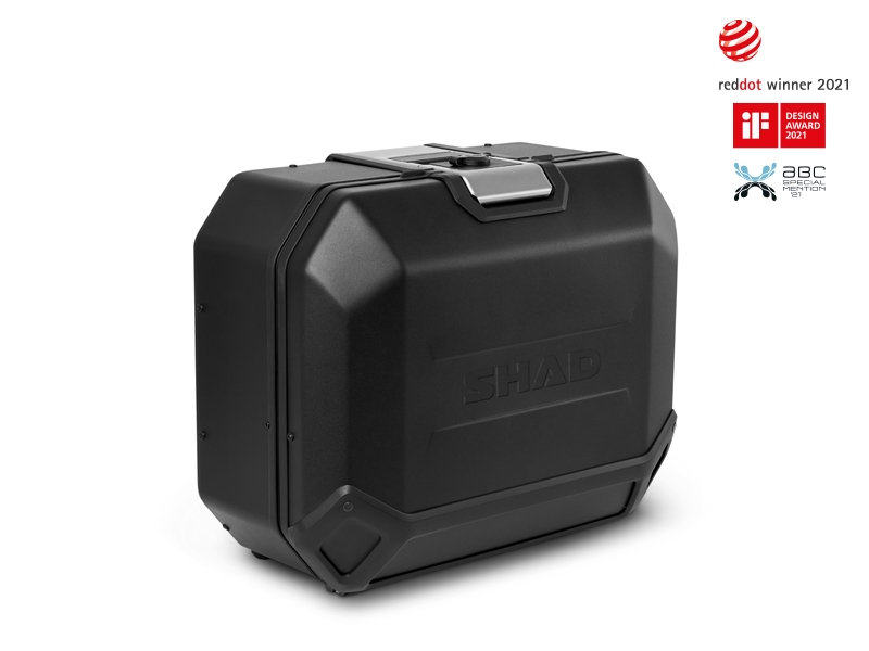 Shad side case Terra TR36, right, aluminum black, 36 l