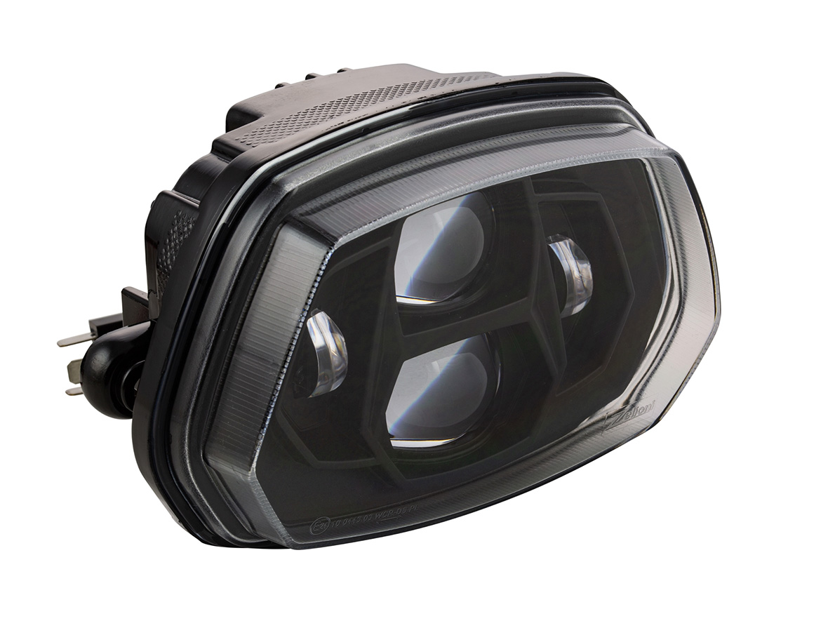 Headlight LED Zelioni for Vespa Sprint 50-150ccm 2T/4T ('13-'18) (with E-number)