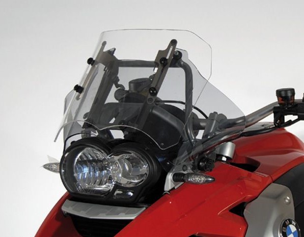 Height-adjustable windshield for BMW R 1200 GS Adventure
