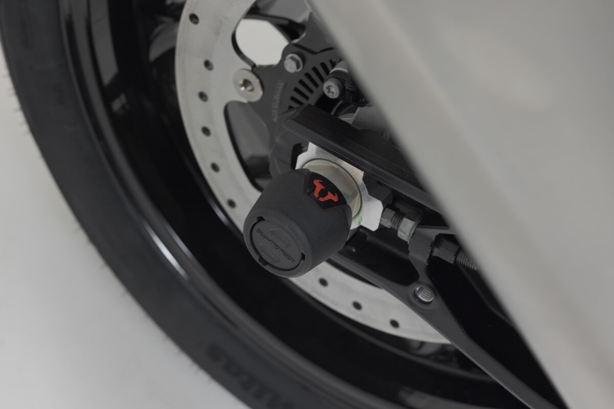 SW-Motech Crash pad kit for rear axle black for KTM Adventure models - SW Motech