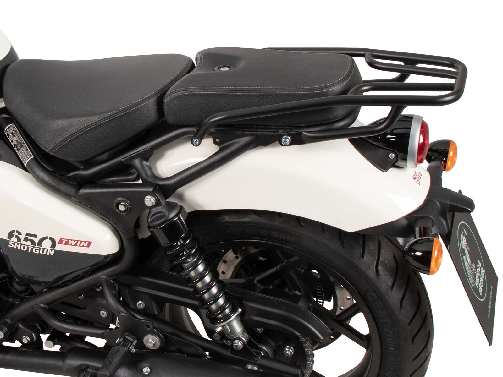 Tubular luggage rack black for Royal Enfield Shotgun 650 (24-) Hepco & Becker