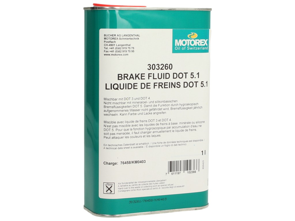Motorex brake fluid, DOT 5.1, 1 l