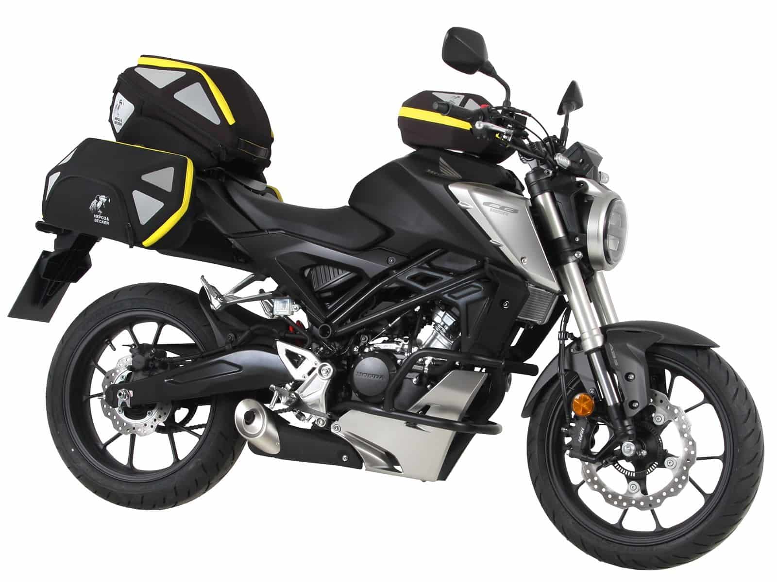C-Bow side carrier black for Honda CB 125 R (18-24) Hepco & Becker