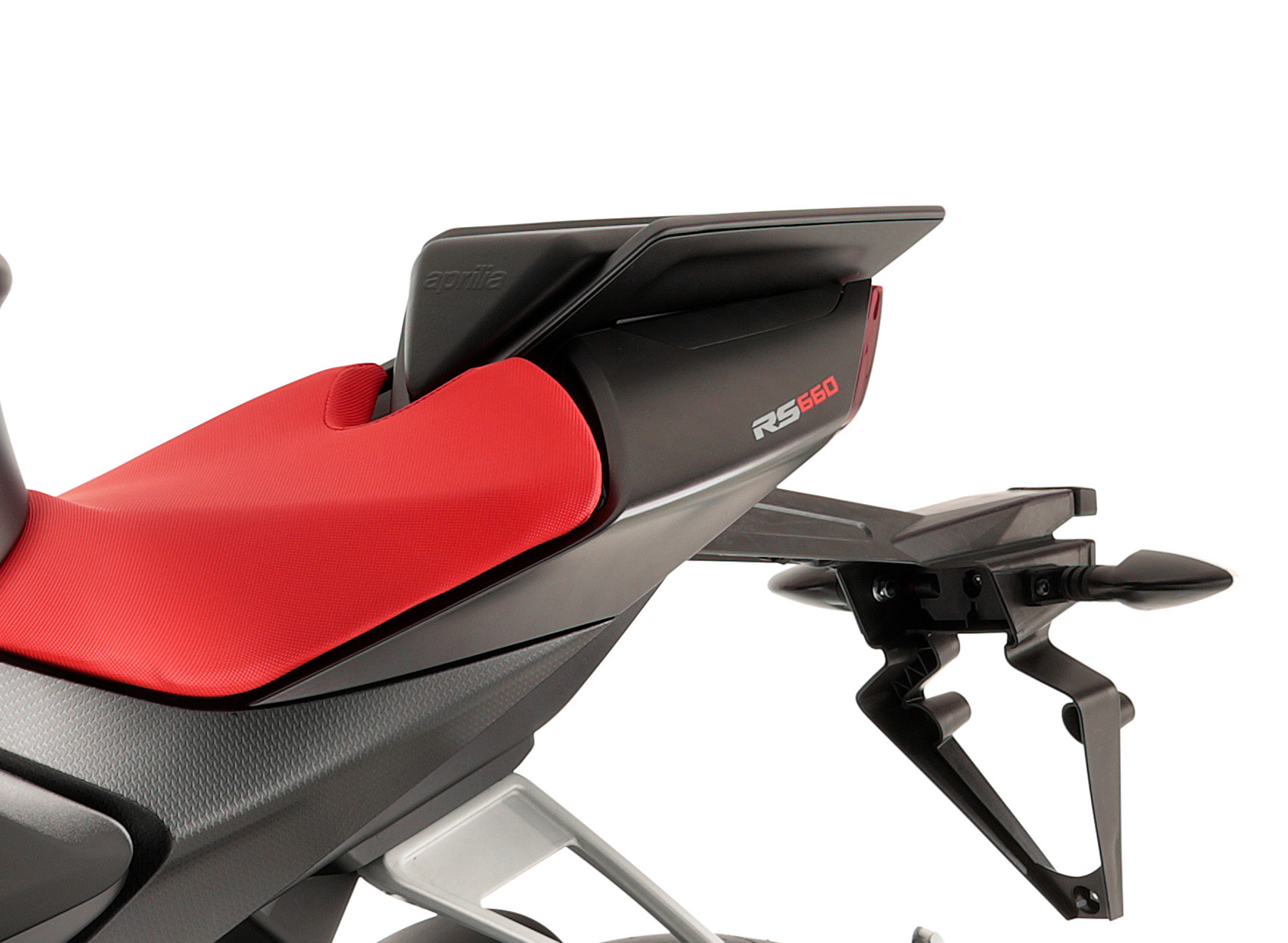 Passenger seat cover Apex Black for Aprilia RS 660