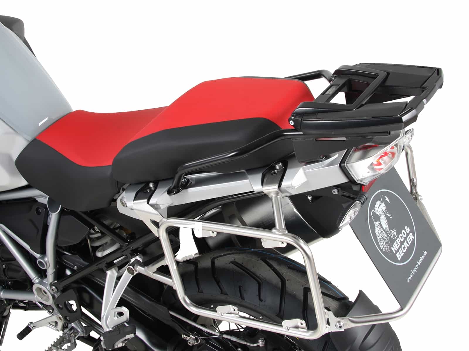 Case carrier set Cutout carrier incl. case set Xplorer Cutout black for BMW R 1250 GS Adventure