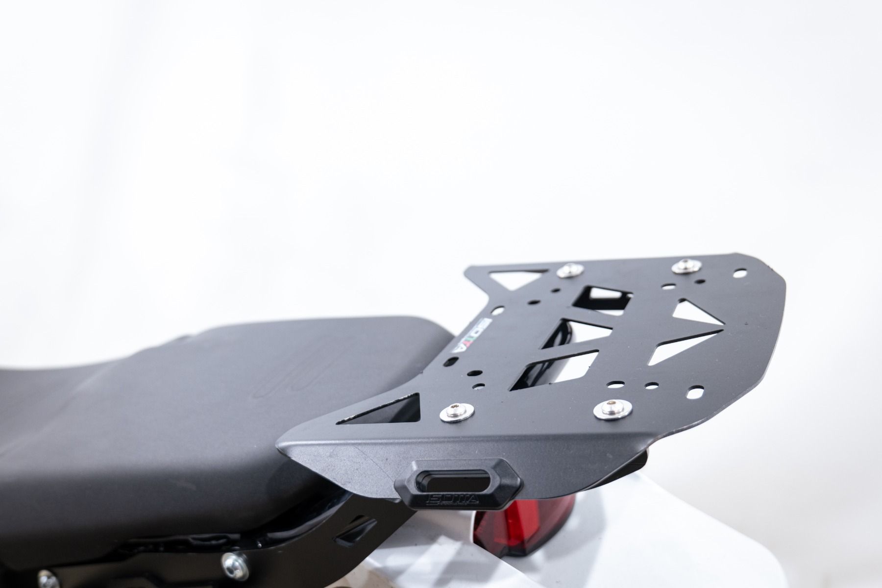 Luggage carrier for Ducati DesertX, steel, black