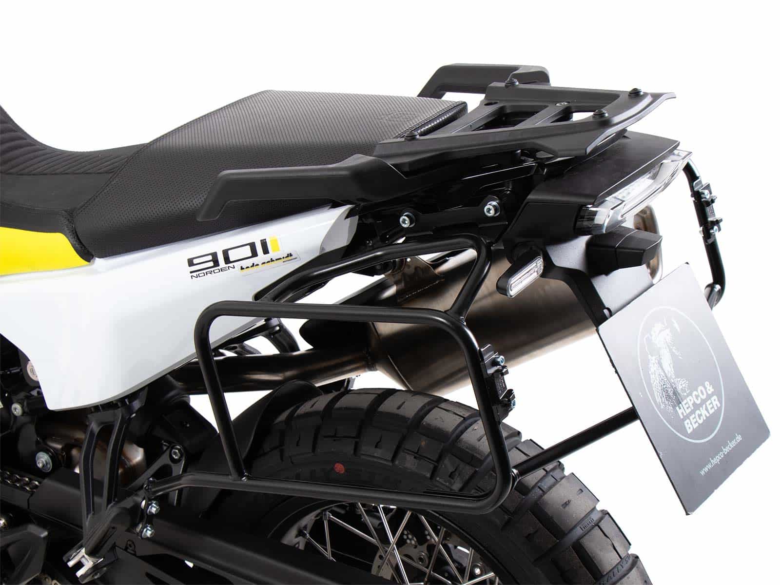 Case carrier firmly screwed for Husqvarna Norden 901 (22-) Hepco & Becker