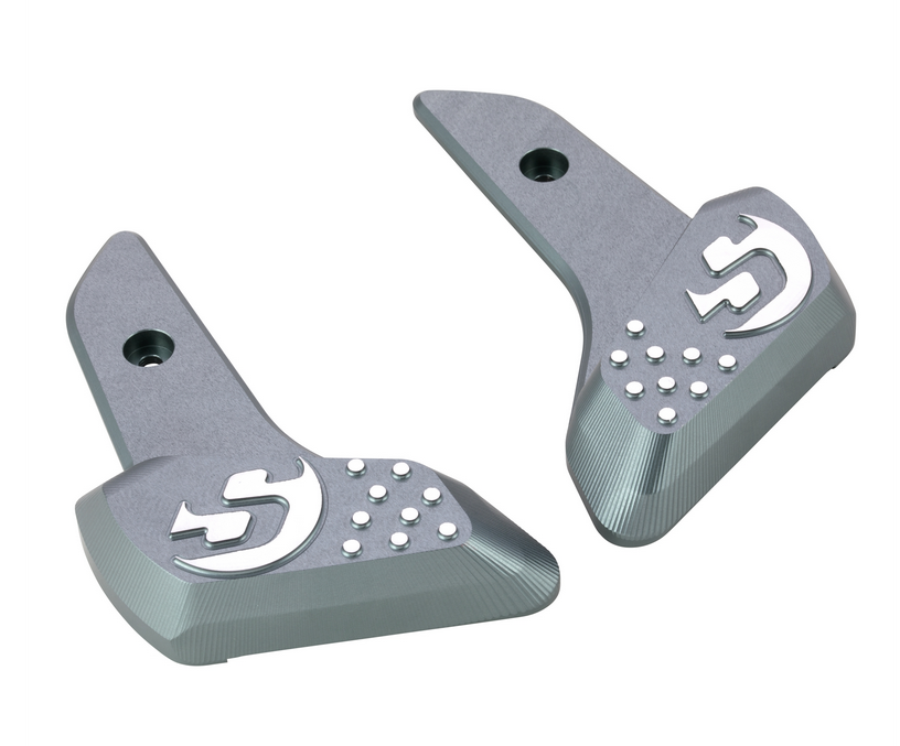 Footrests right and left for Vespa Primavera /Sprint 50-150ccm 2T/4T AC, gray dull