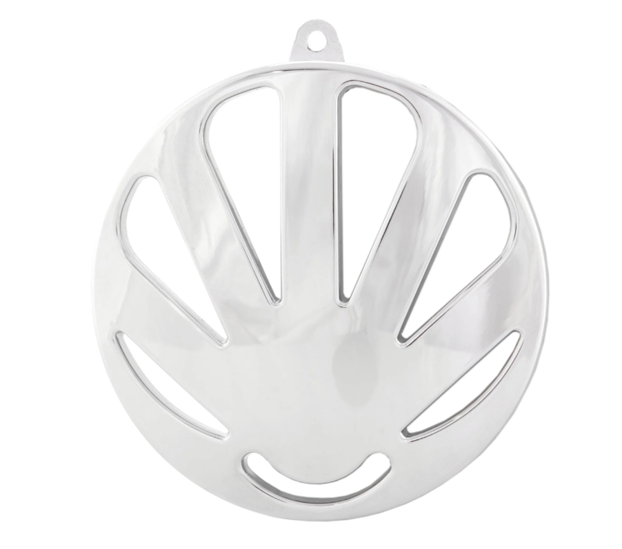 Cascade insert horn for Vespa LX/LXV 50-150cc, chrome