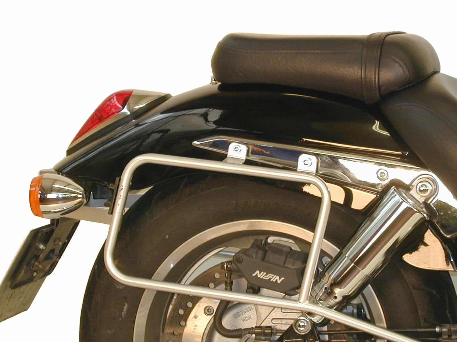 Side case carrier bolted chrome for Honda VTX 1800 (01-06) Hepco & Becker