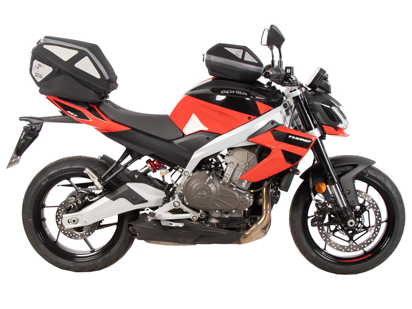 Sport rack fixed black for Aprilia Tuono 457 (25- ) Hepco & Becker