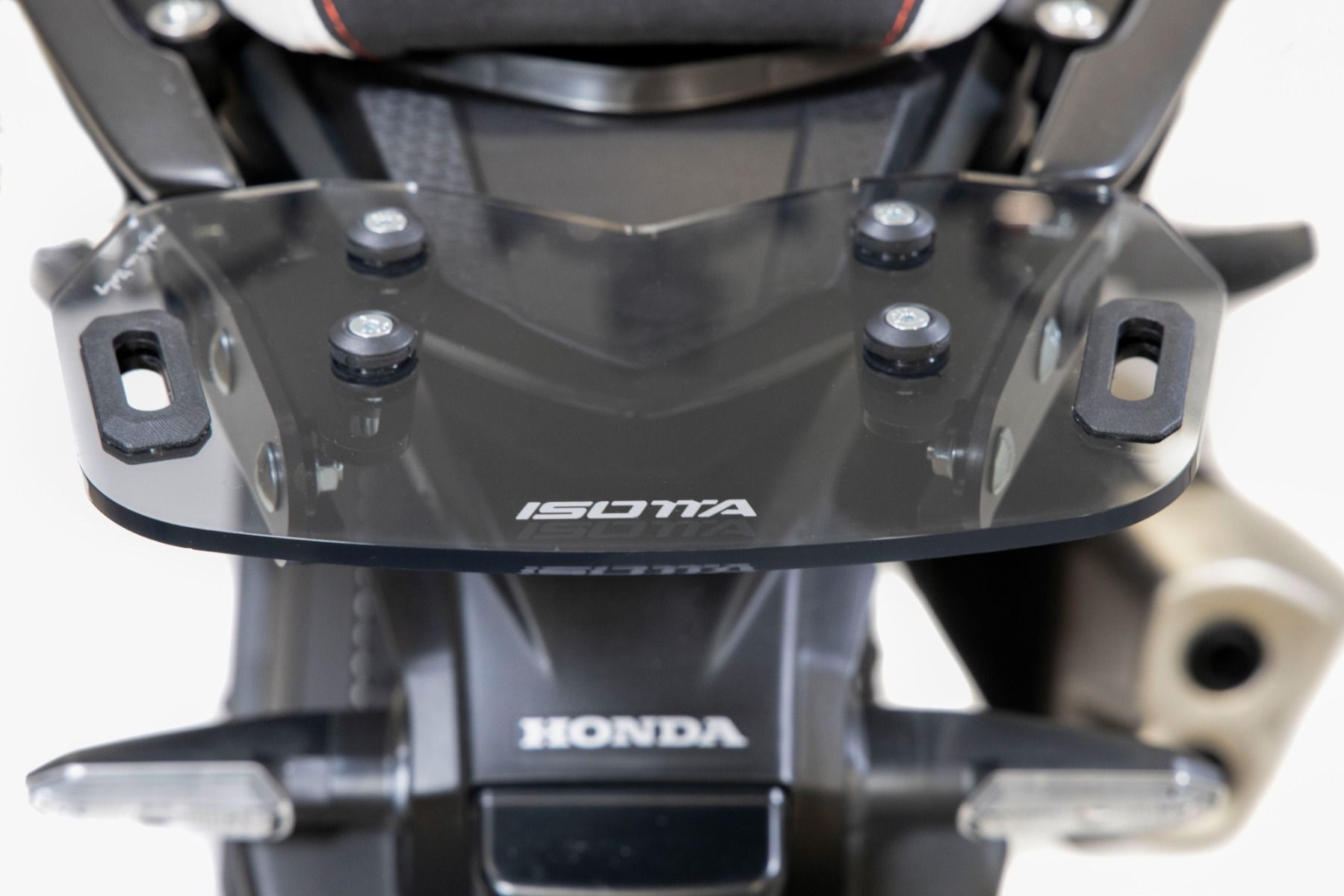 Luggage carrier for Honda CB 500 X (19-23), PMMA, lightly tinted