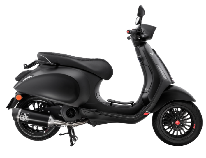 Luggage rack step through black for Vespa Primavera/Sprint 50-150ccm