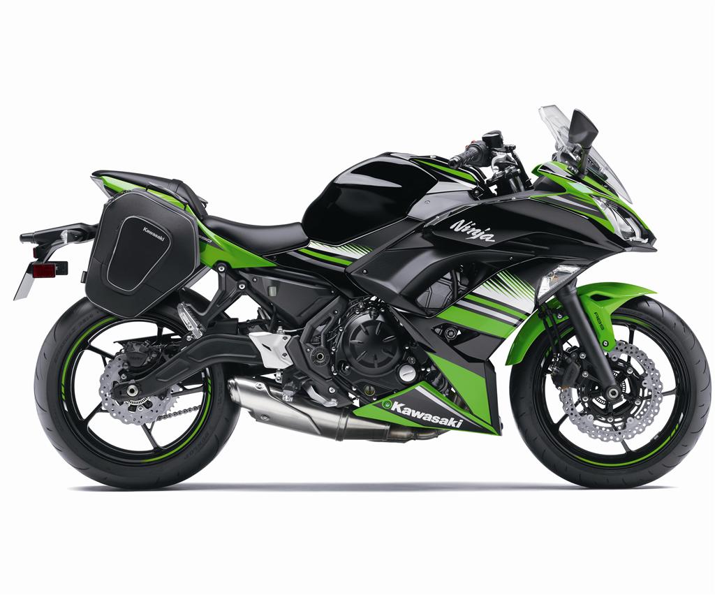 Side bags 2 x 14 liters for Kawasaki Ninja 650 / Z 650/S Original