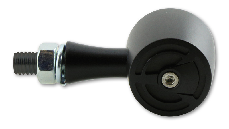 HIGHSIDER Pro Enterprise LED Indicator Housing Black / Lens Smoke Gray (Pair), Front & Rear