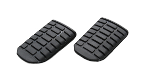 Footrest rubber inserts