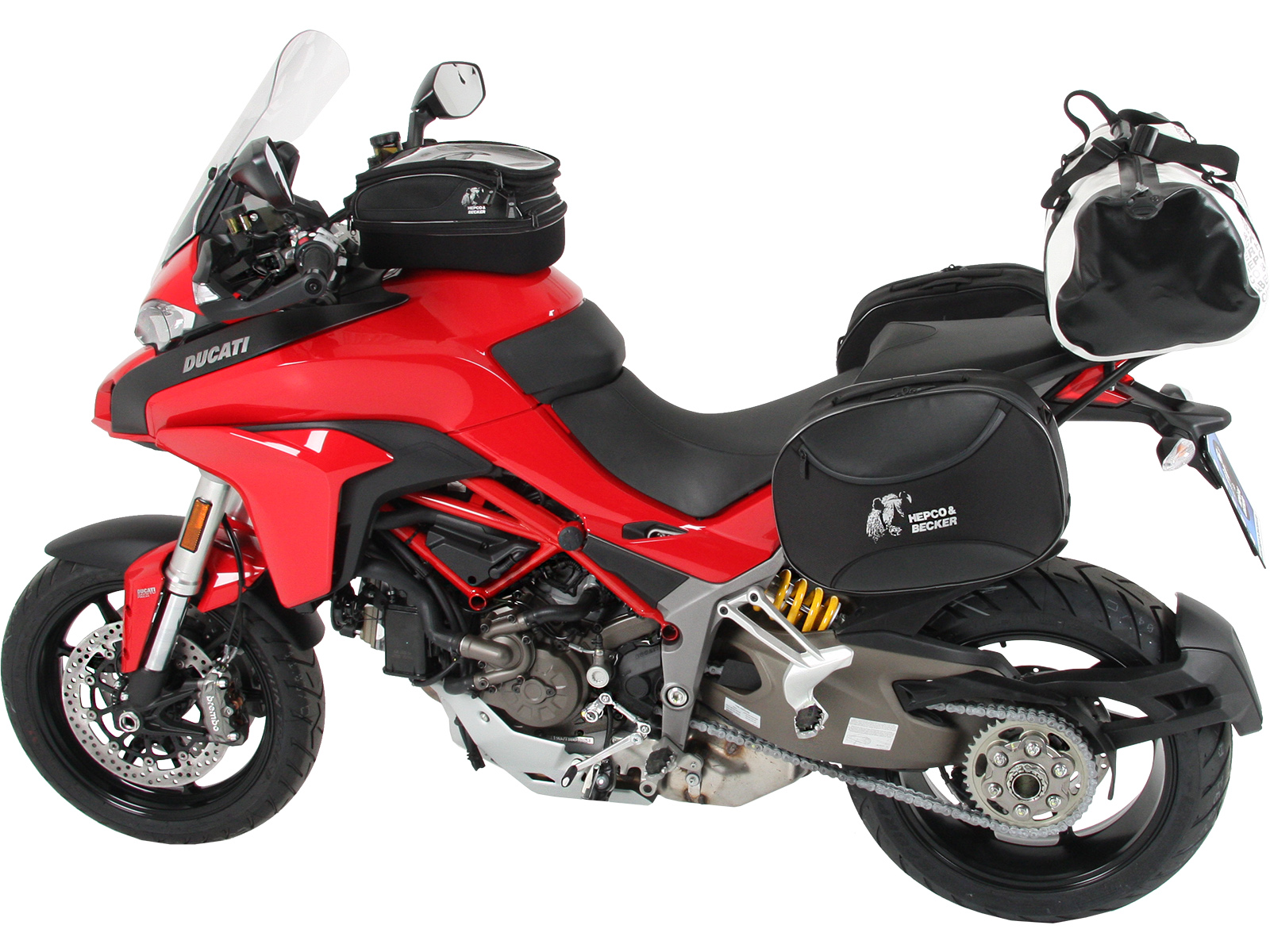 C-Bow side carrier black for Ducati Multistrada 1200 /S (15-17) Hepco & Becker
