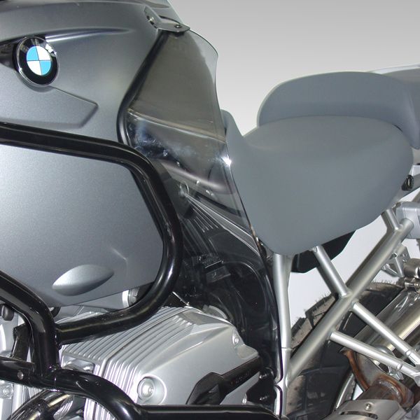 Kit foot protectors + leg protectors for BMW R 1200 GS (04-07), light smoke