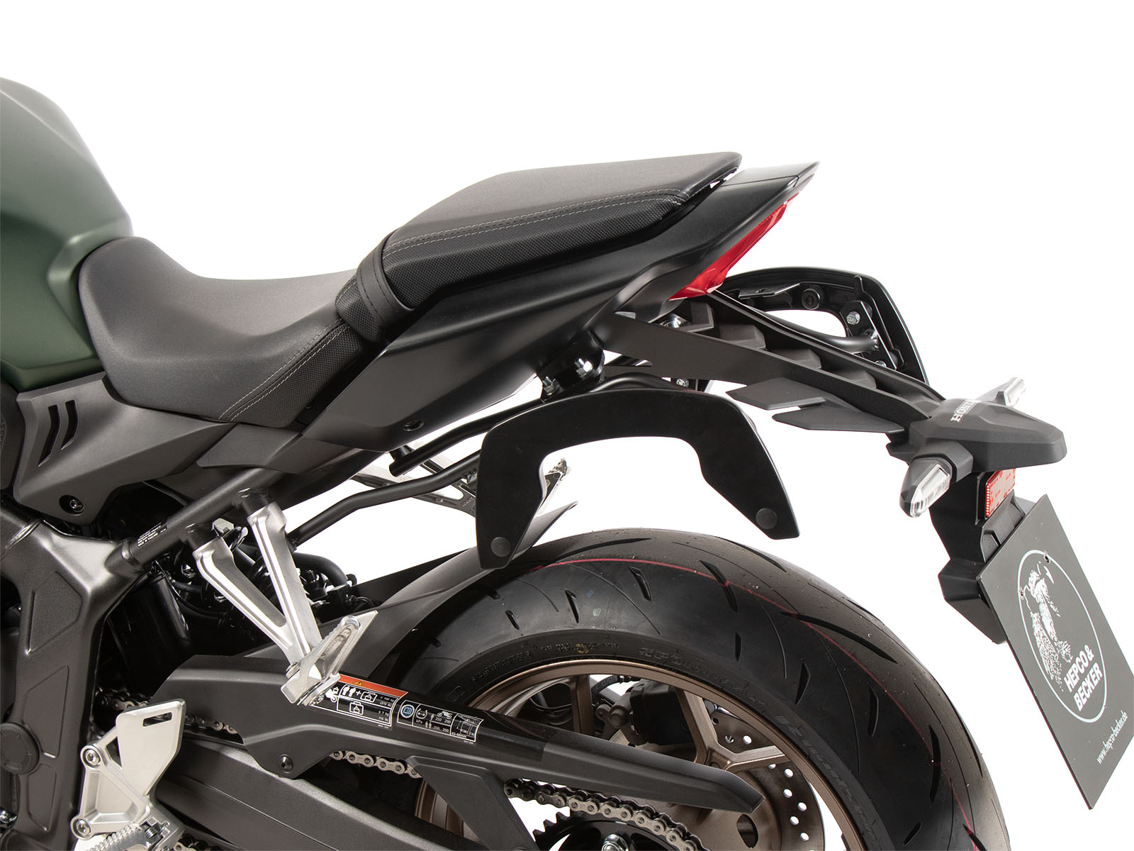 C-Bow side carrier black for Honda CB 650 R / E-Clutch (24-) Hepco & Becker