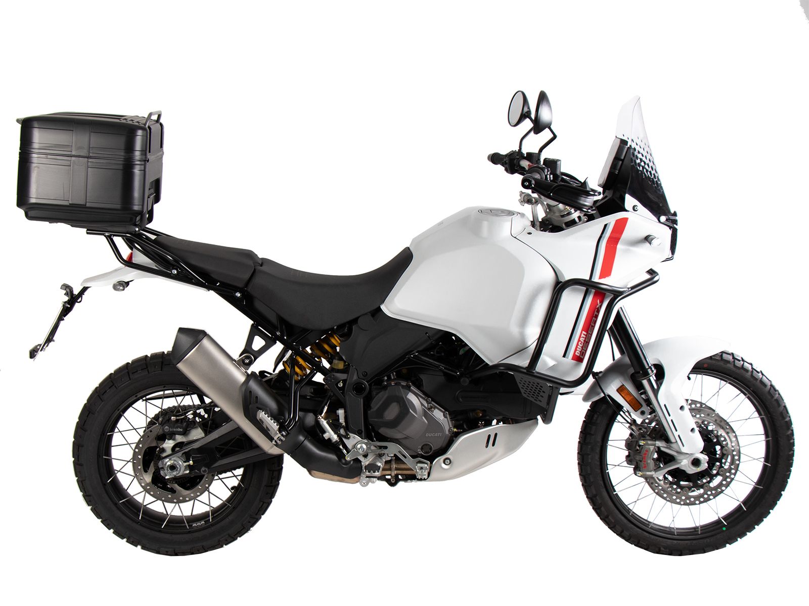 Alurack top case carrier for Ducati DesertX (22-) Hepco & Becker