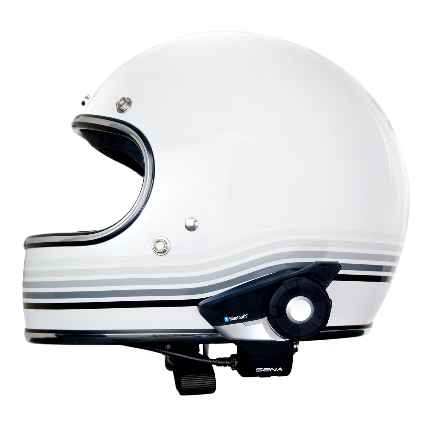 SENA 20S Evo single set incl. HD speaker- Bluetooth communication system for motorcycles