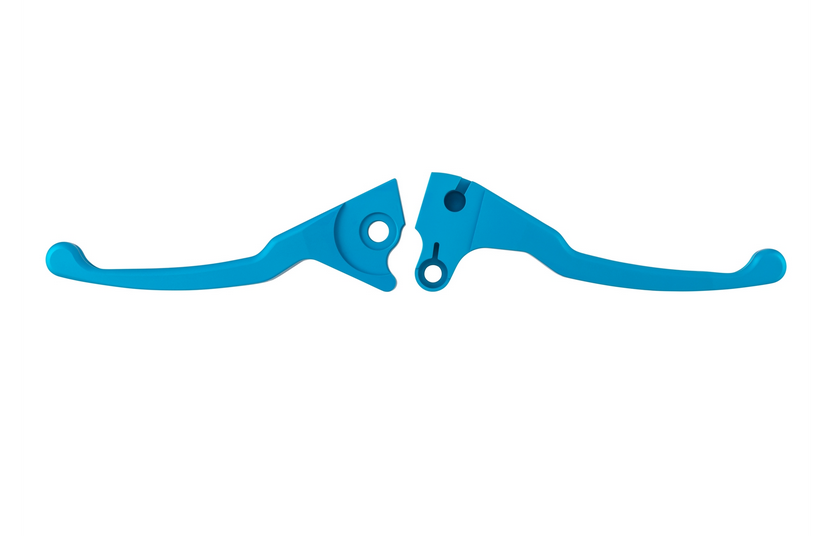 Sport lever set brake Shorty for Vespa LX /LXV /S /Primavera /Sprint 50-150ccm, blue matt