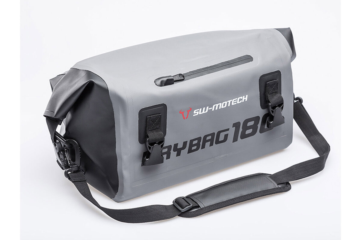 Drybag 180 rear bag for Aprilia ETV 1200 Caponord, gray / black - SW Motech