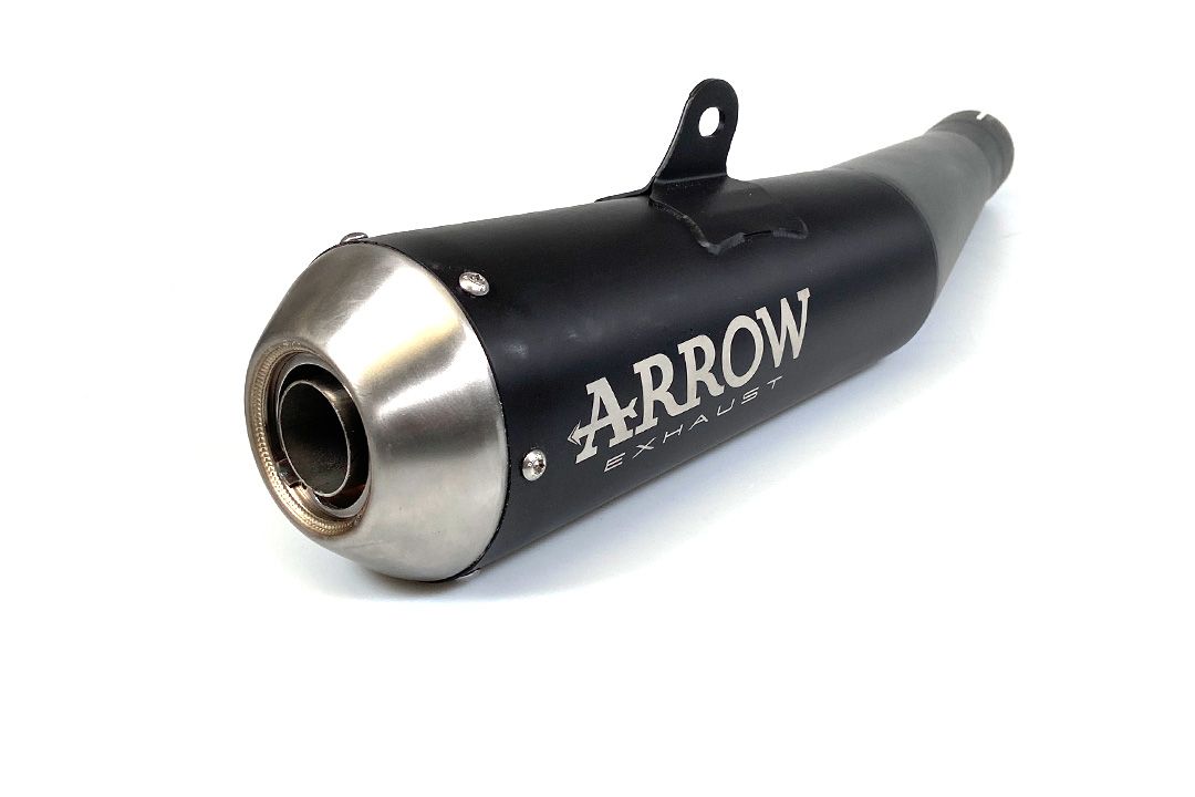 ARROW exhaust DARK PRO RACING for Yamaha XJR1300 2007-2016, stainless steel black