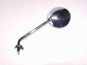 logoscooter mirror, metal, left, M8 / re, chrome, round