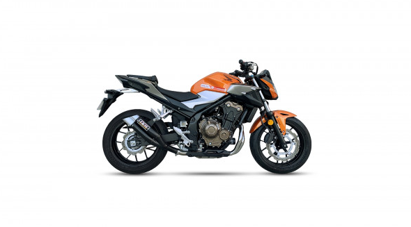 IXIL HYPERLOW BLACK XL stainless steel muffler for Honda CBR 500 R / CB 500 F (Bj.19-)