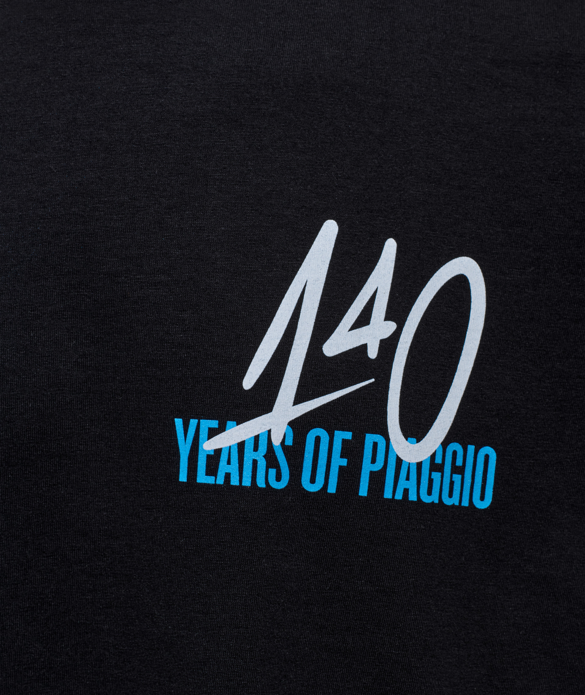 Vespa T-shirt "140 years Piaggio" black blue