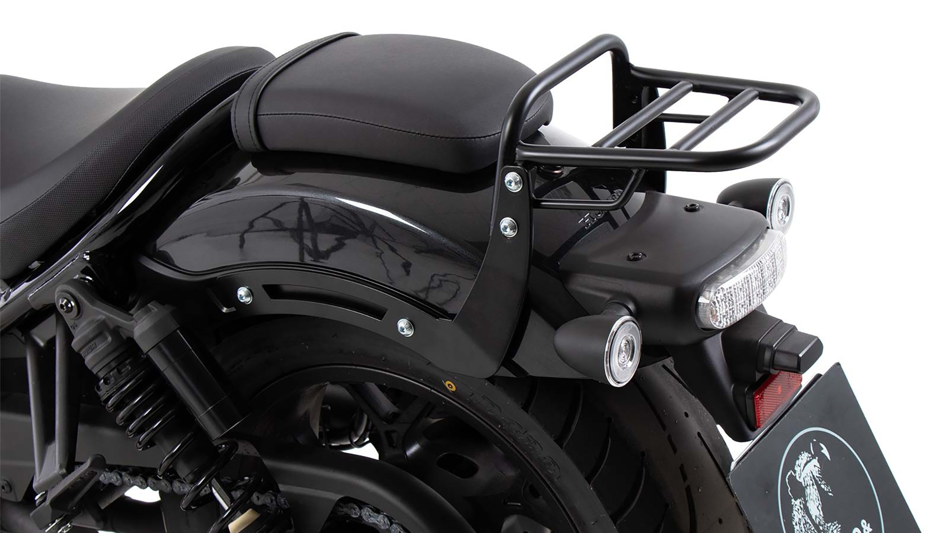 Tubular luggage rack black for Honda CMX 1100 Rebel /DCT (21-24) Hepco & Becker