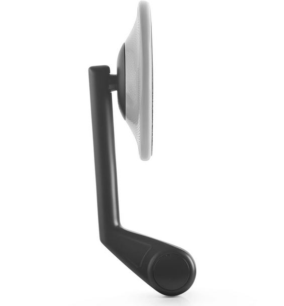 Handlebar end mirror RIZOMA E-POP for Vespa left or right, black/grey