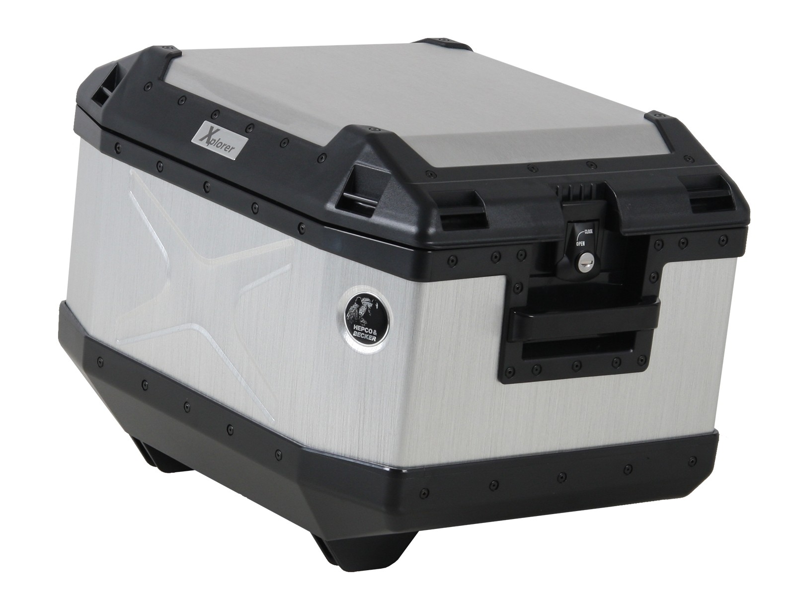 Topcase Alu Xplorer 45 silver Hepco & Becker