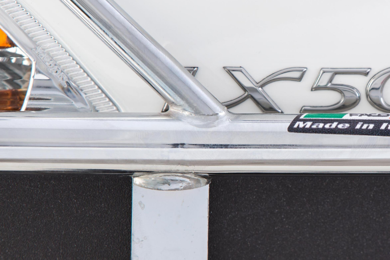 Rear luggage rack for Vespa LX/LXV 50-150cc, chrome
