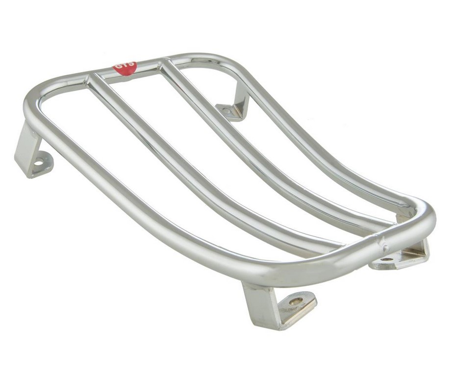 Luggage rack step-through for Vespa GTS/GTS Super/GTV/GT 60/GT L 125-300cc 4T LC, chrome