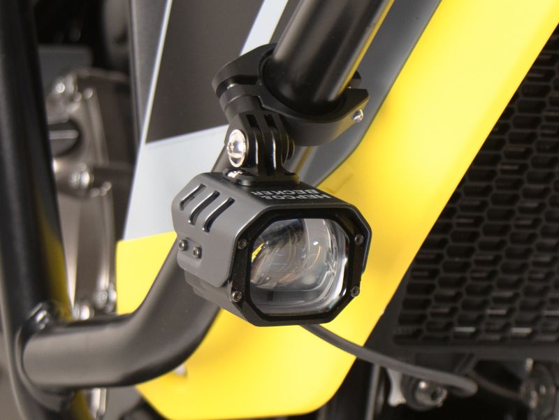 LED auxiliary headlight Nova incl. universal mounting for tube Ø25-32mm Hepco & Becker