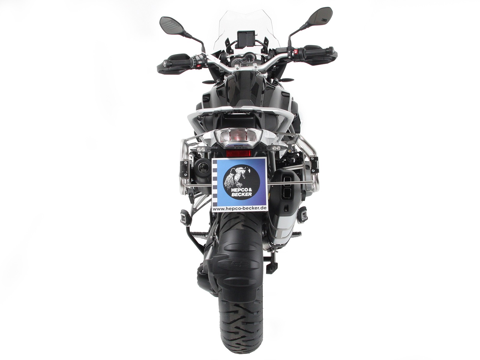 Tool box black for side case carrier cutout for BMW R 1250 GS (19-23) Hepco & Becker