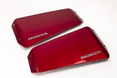 Case trim set red for the side case set for Honda Forza 750 2021-
