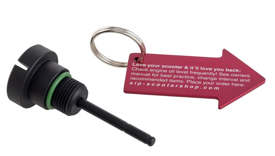 Oil filler plug engine oil for Vespa, black matt