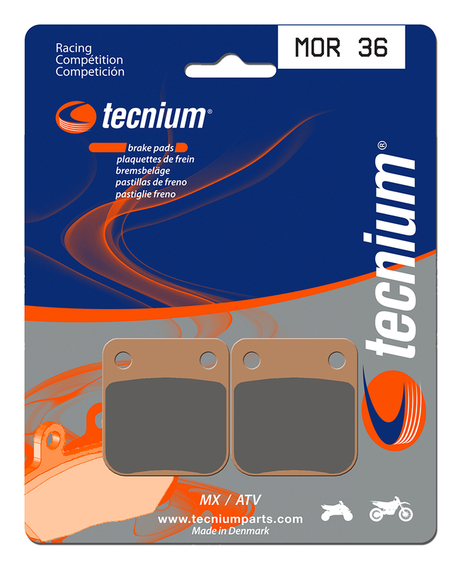 Tecnium Racing MX/ATV sintered metal brake pads - MOR36