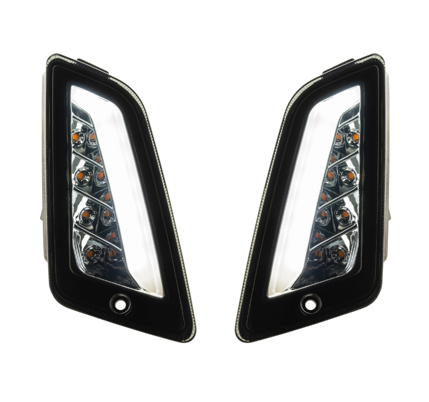 Turn signal kit front & rear for Vespa GTS/GTS Super/GTV 125-300cc, tinted