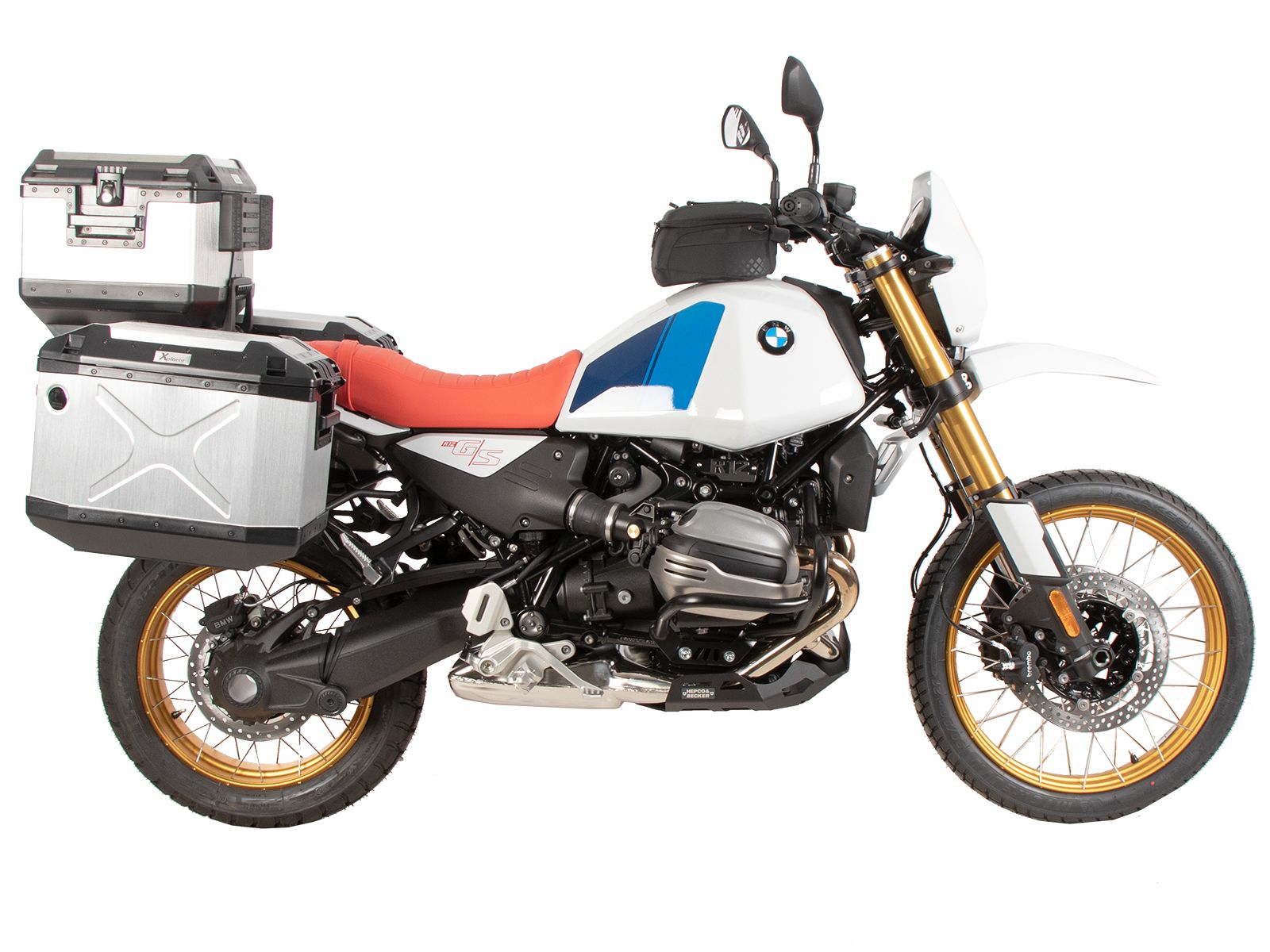 Alurack top case carrier black for BMW R 1250 RS (19-) Hepco & Becker