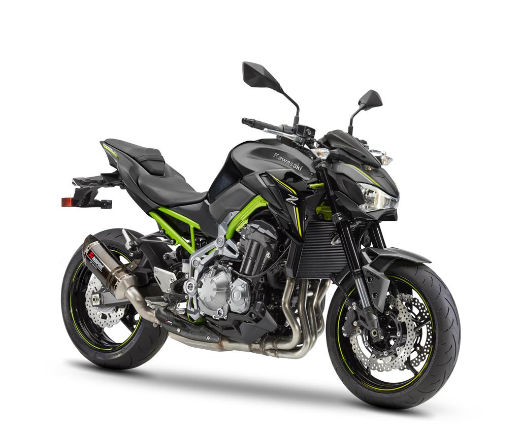 Akrapovic carbon sport exhaust for Kawasaki Z 900 70kW A2-Varinte (20-24)