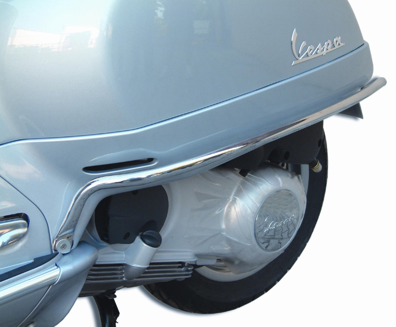 Crash bar side hood rear for Vespa GTS /GTS Super /GTV /GT 60, 125-300ccm, chrome
