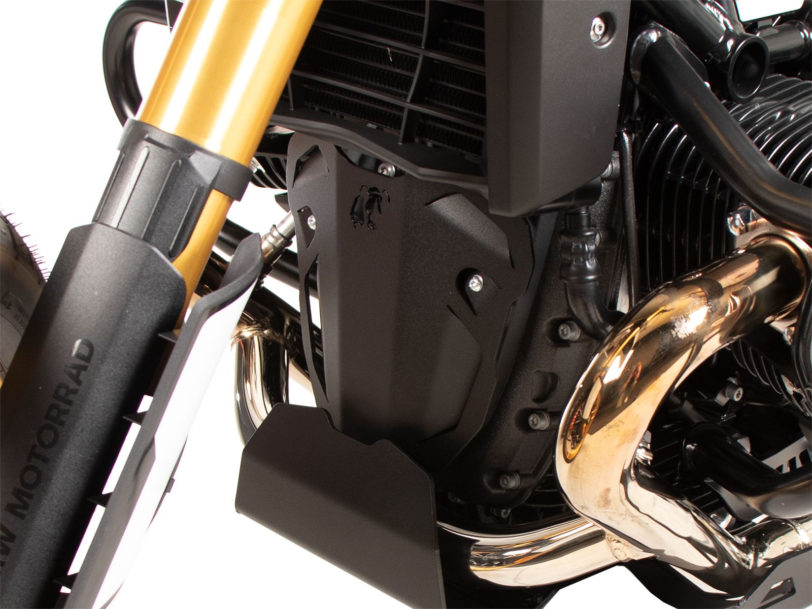 Additional plate extension engine guard blackfor BMW R 12 (24-) Hepco & Becker