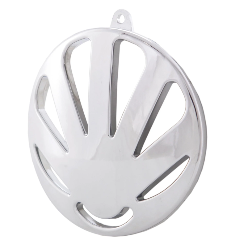 Cascade insert horn for Vespa LX/LXV 50-150cc, chrome